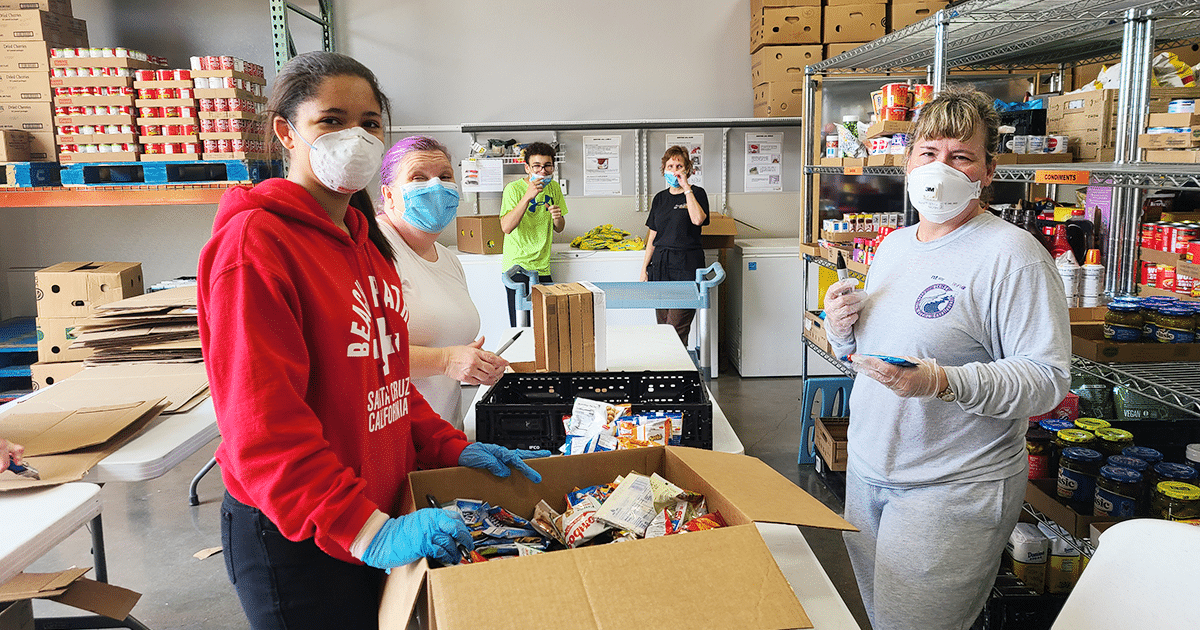 Volunteers serve during coronavirus crisis