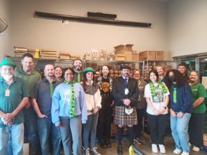 St Patrick's Day at Amazing Grace Food Pantry